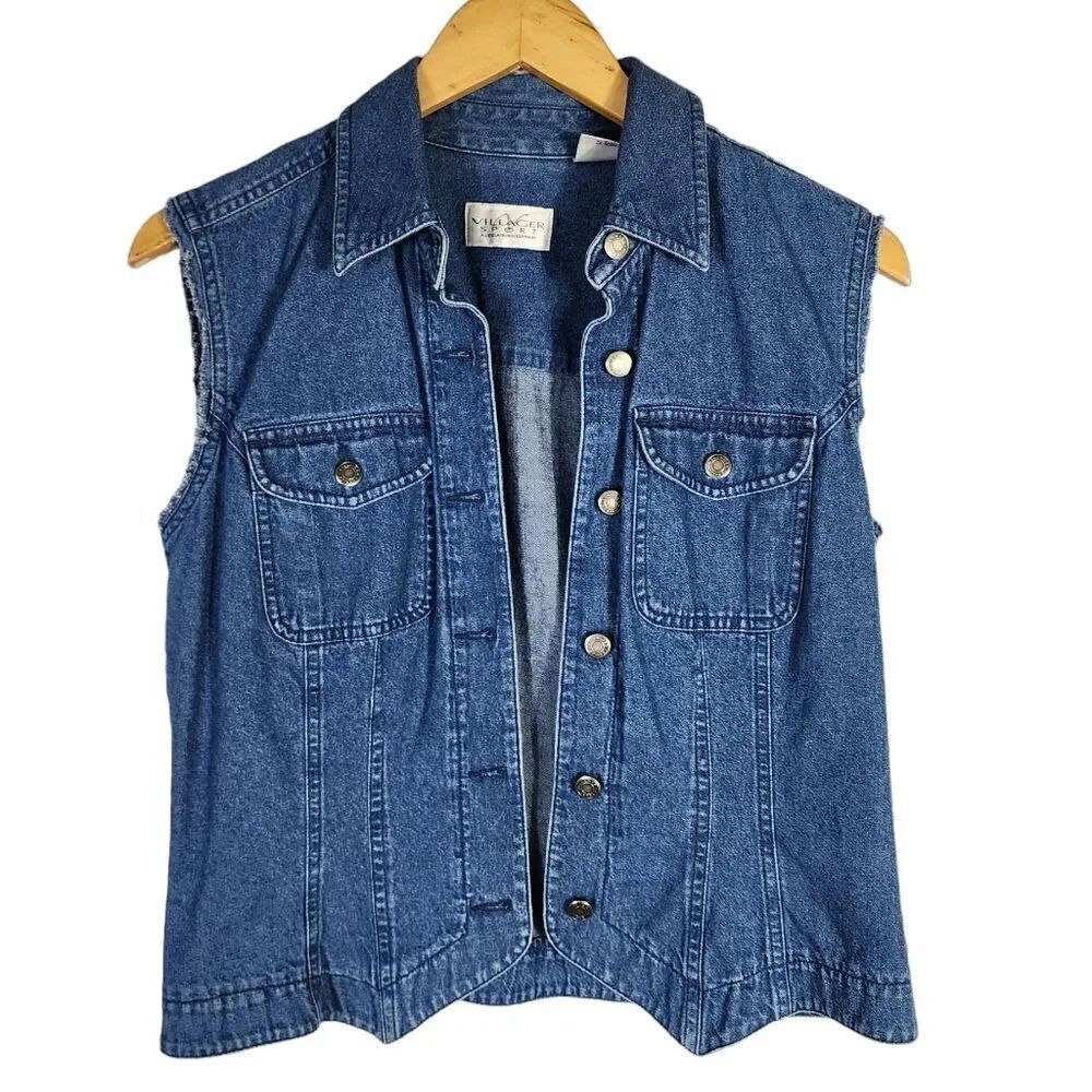 Village Sport Vintage Denim Vest